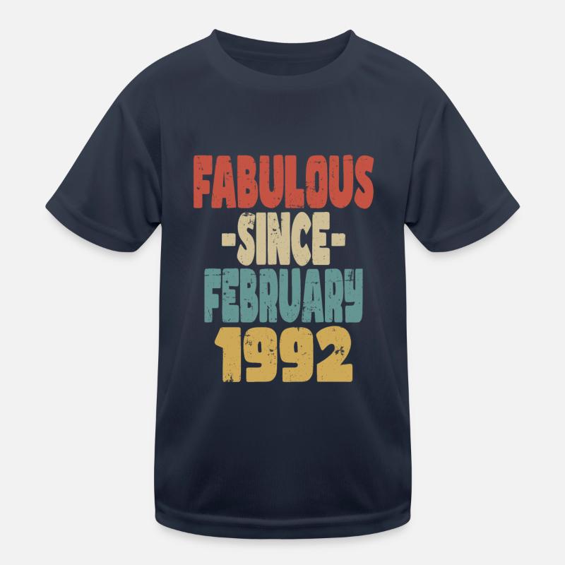 Fabuleux Février 1992 T-shirt sport Enfant