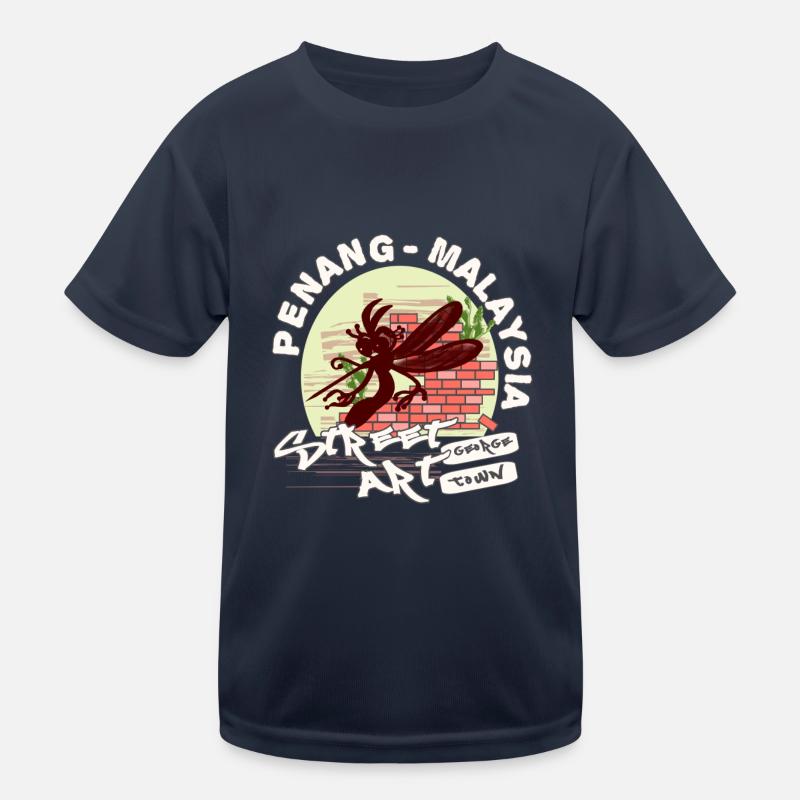 Mücke Graffiti Kinder Funktions-T-Shirt