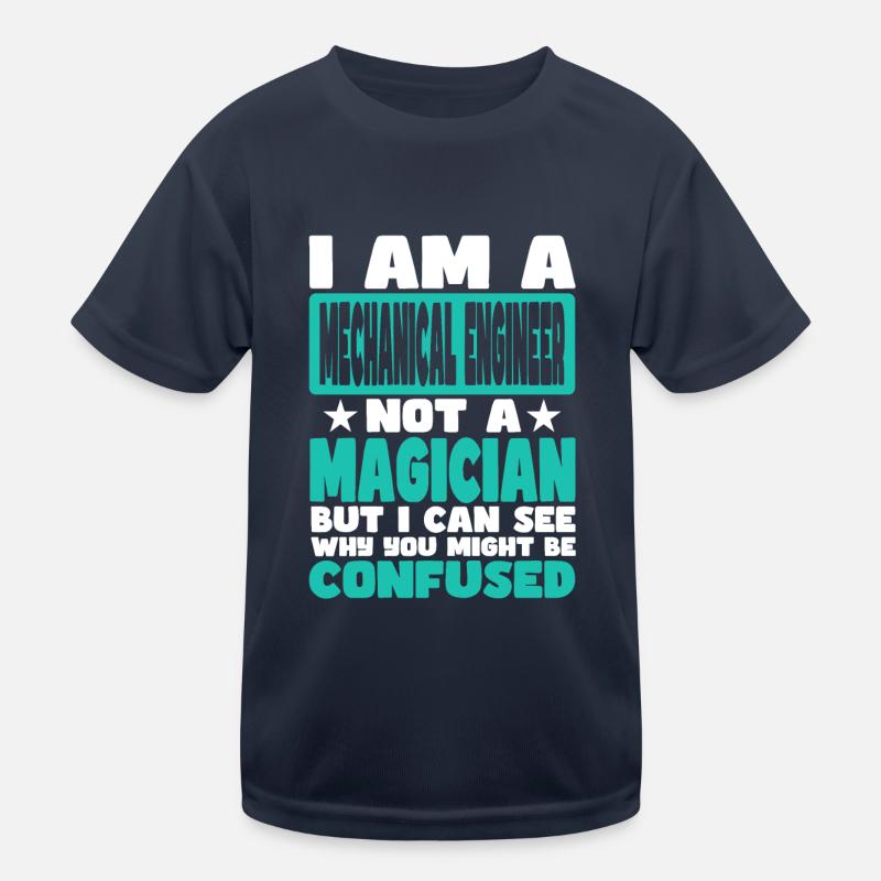 Mechanical Engineer Kids Functional T-Shirt