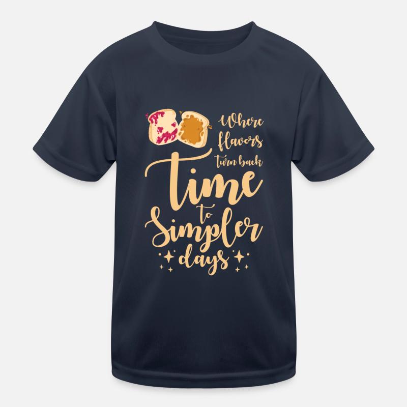 Il est temps de simplifier les jours PB & J Nostalgie T-shirt sport Enfant