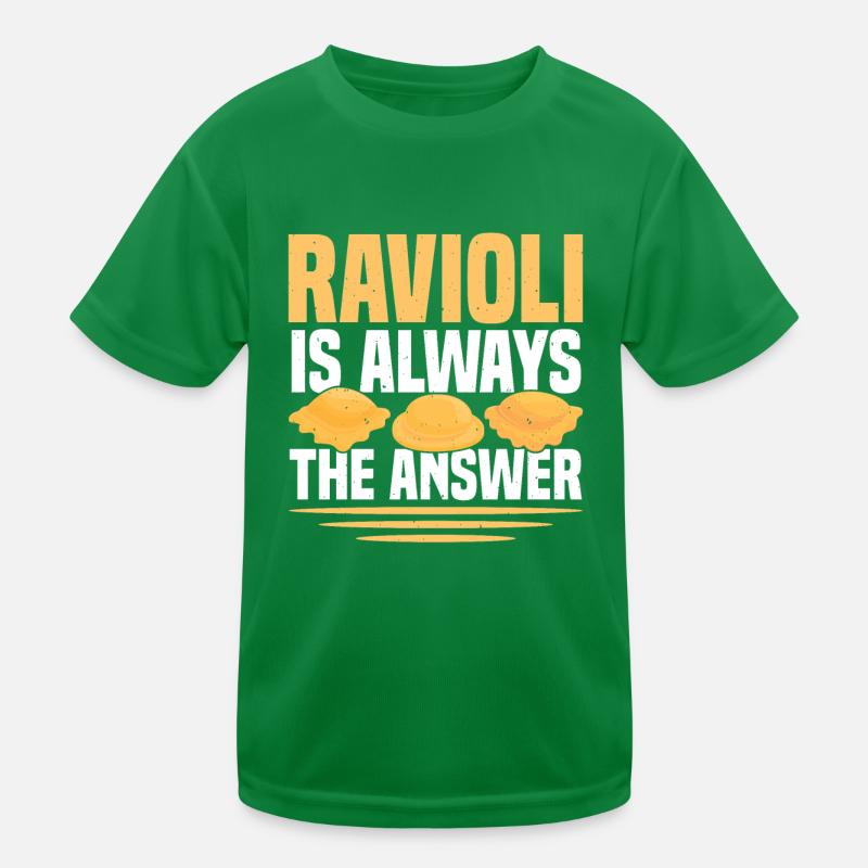 Ravioli is the Answer Kids Functional T-Shirt