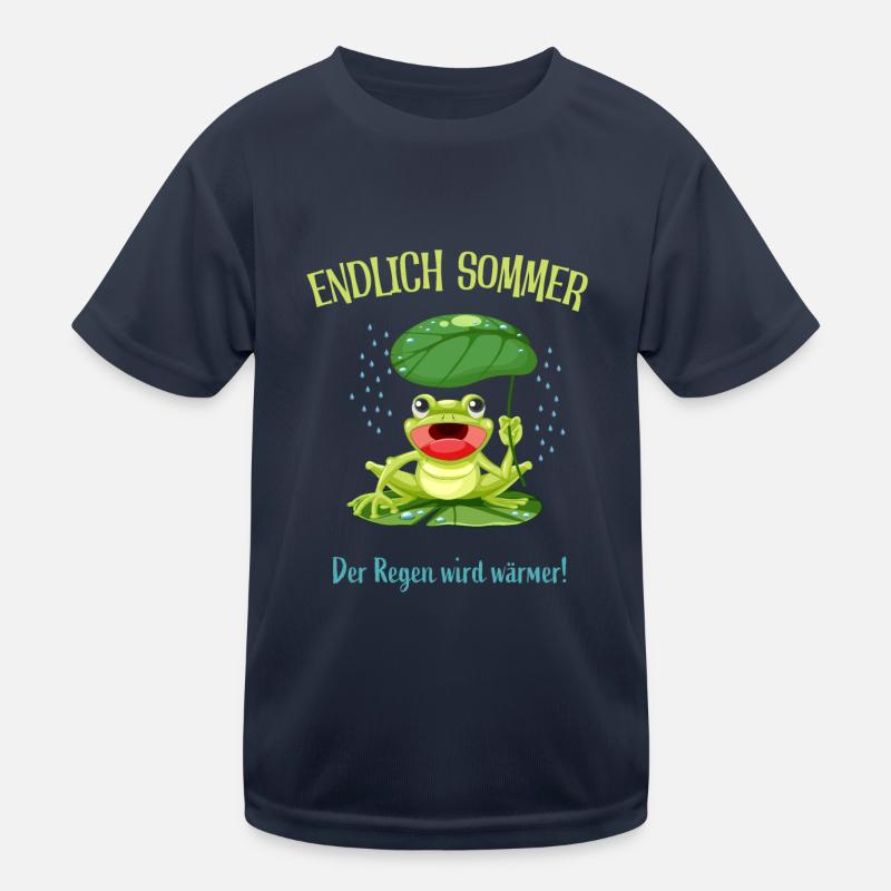 Endlich Sommer Kinder Funktions-T-Shirt