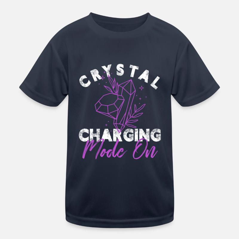 Crystal Charging Mode On Chakra Healer Lightworker Kids Functional T-Shirt