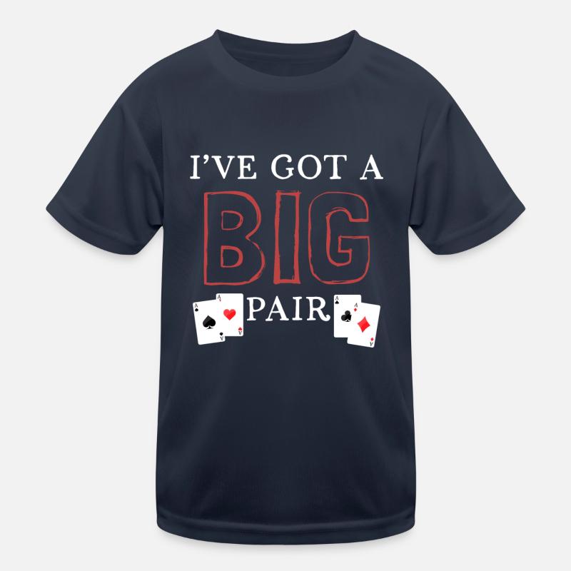Ich habe ein großes Paar Kinder Funktions-T-Shirt