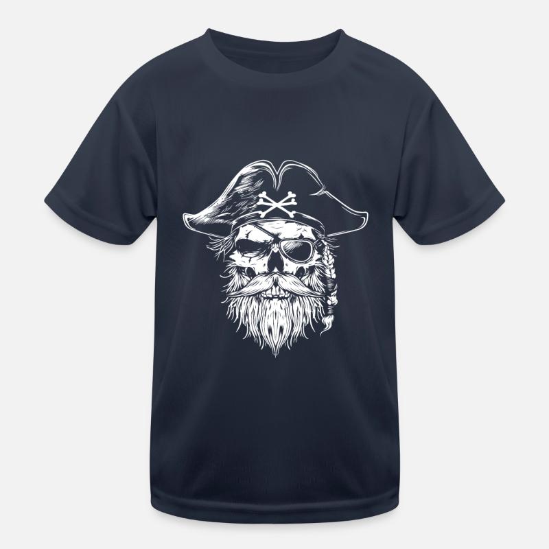 Crâne de pirate T-shirt sport Enfant
