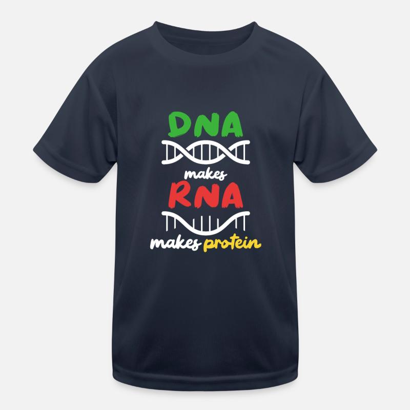 Aus DNA wird RNA wird Protein Kinder Funktions-T-Shirt