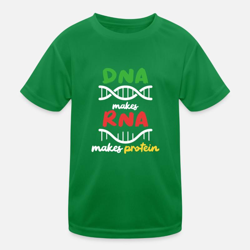 Aus DNA wird RNA wird Protein Kinder Funktions-T-Shirt
