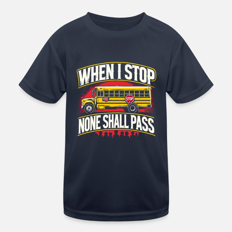 Wenn ich anhalte, wird niemand vorbeikommen Kinder Funktions-T-Shirt