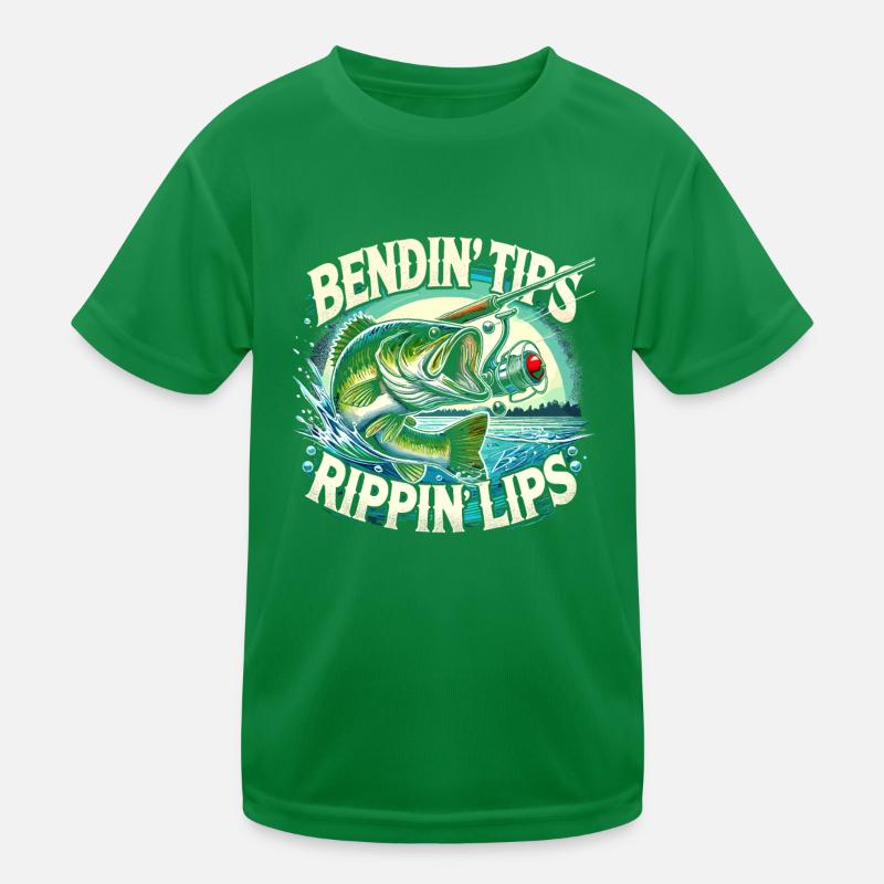 Bending Tips Rippin' Lips Kinder Funktions-T-Shirt