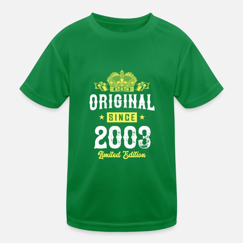 2003 Édition limitée T-shirt sport Enfant