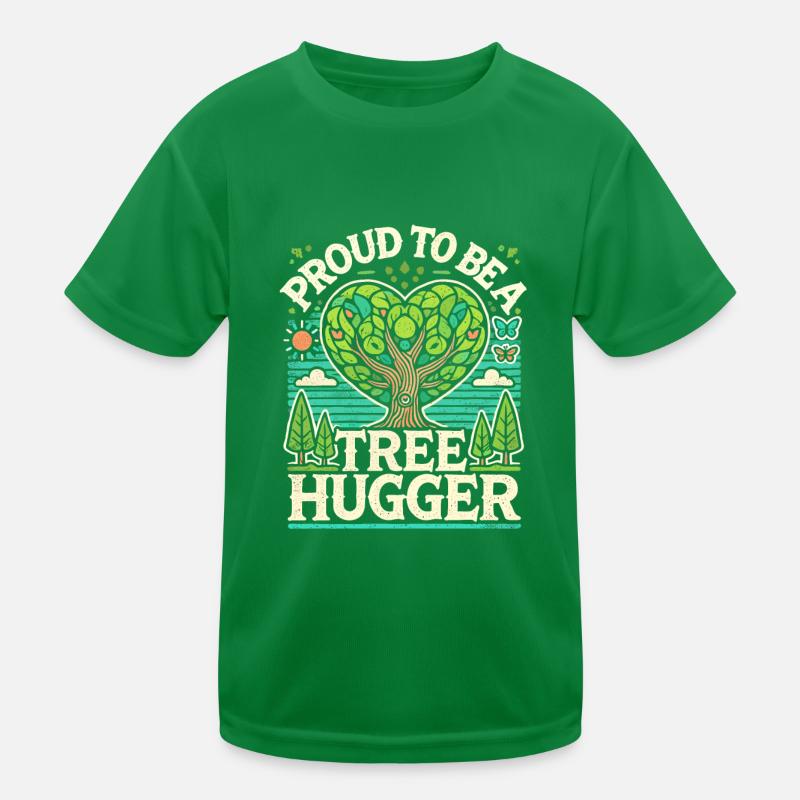 Stolz, ein Baumumarmer zu sein Kinder Funktions-T-Shirt