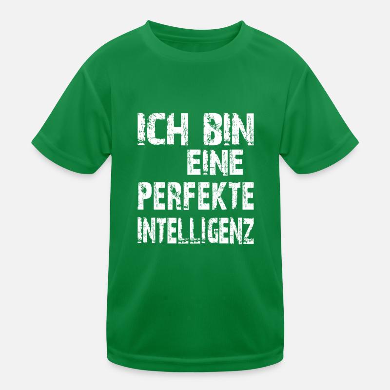 KI Spruch Ich bin eine perfekte Intelligenz Kinder Funktions-T-Shirt