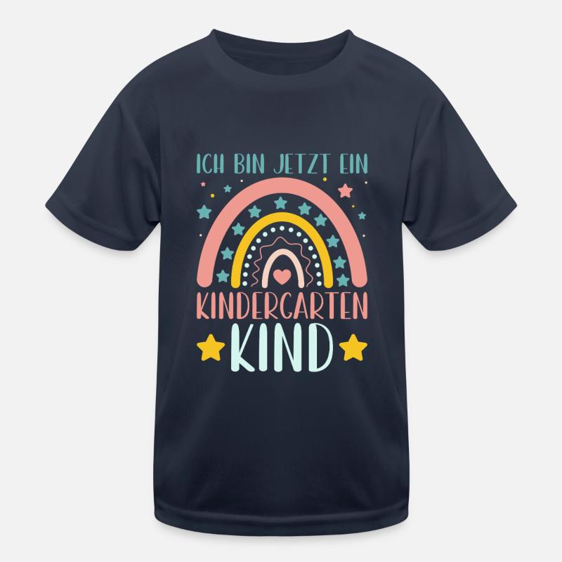 Kinder Kindergartenkind Regenbogen Mädchen Kinder Funktions-T-Shirt