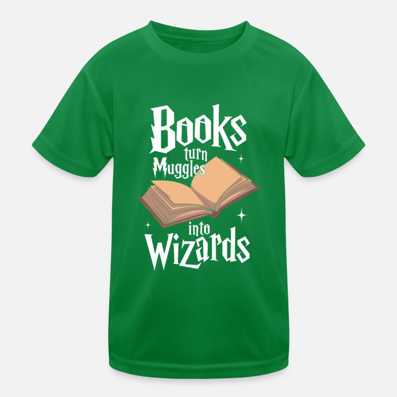 Bücher machen aus Muggeln Wizards Library Reader Kinder Funktions-T-Shirt