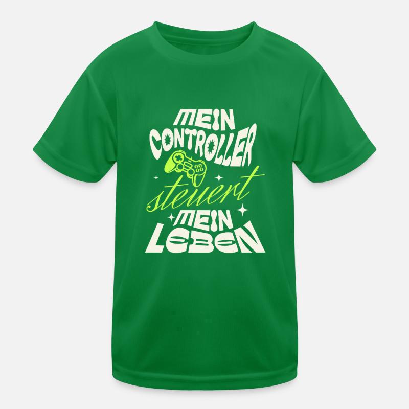 My controller controls my life Kids Functional T-Shirt