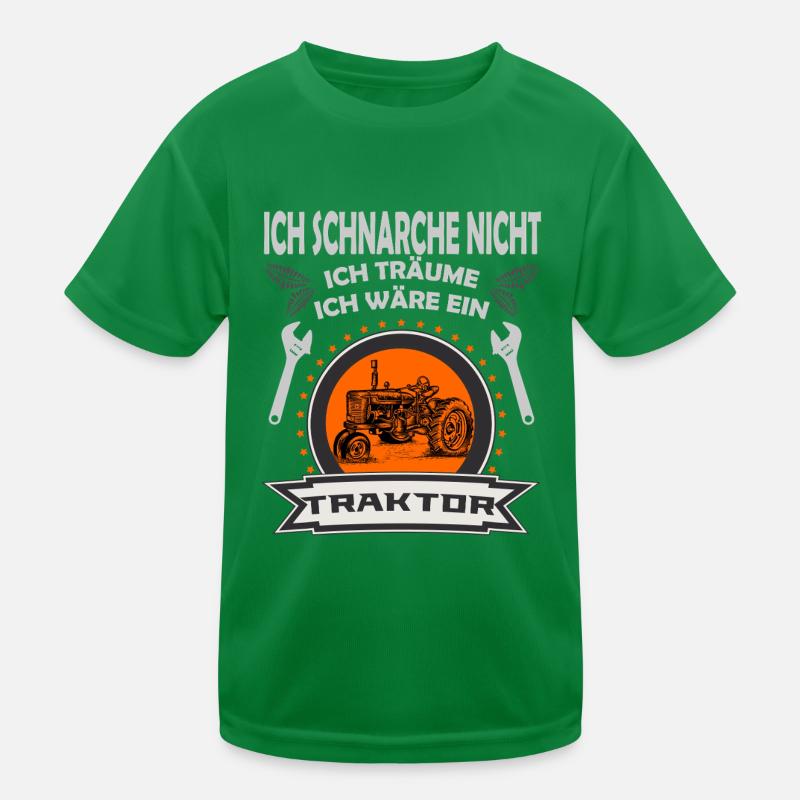 Traktor Kinder Funktions-T-Shirt