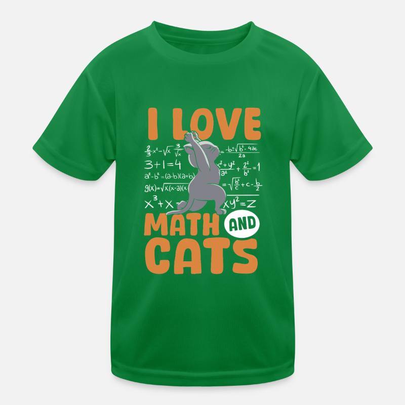 Math Cats Cat Lover Enseignant Étudiants T-shirt sport Enfant