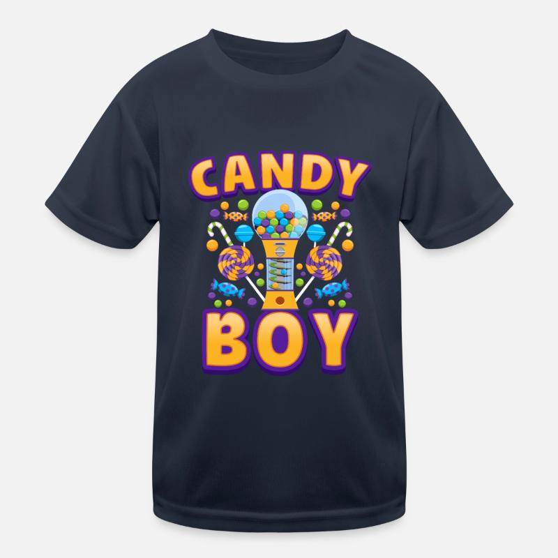 Candy Boy Candy Lollipops Kids Functional T-Shirt