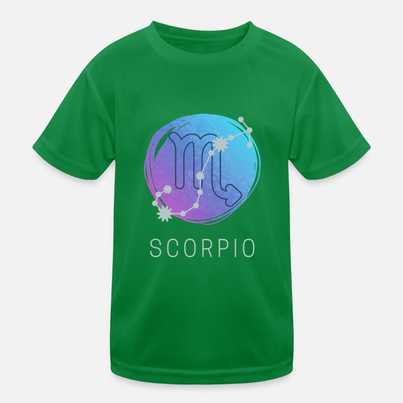 Skorpion Tierkreiszeichen Horoskop Sternzeichen Kinder Funktions-T-Shirt