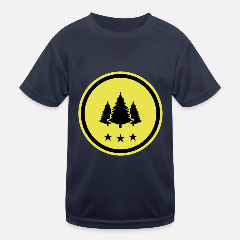 Forêt de sapins T-shirt sport Enfant