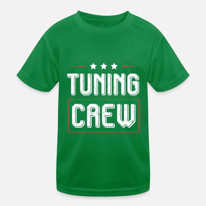Tuning Crew Kinder Funktions-T-Shirt