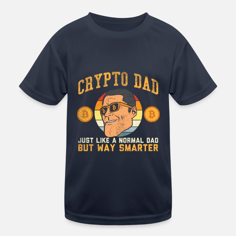 Cypto Dad Kinder Funktions-T-Shirt