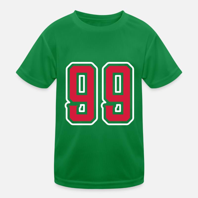Symbole numérique 99 T-shirt sport Enfant
