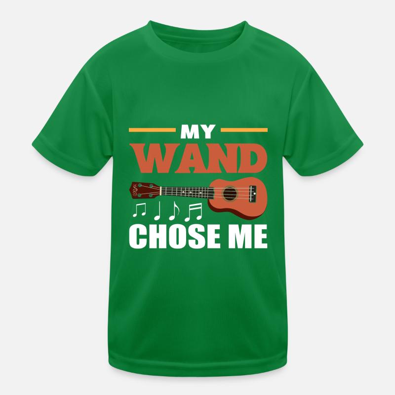 My Wand Chose Me Luthier Kinder Funktions-T-Shirt