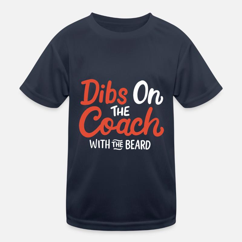 Trainer mit Bart Barttrainer Kinder Funktions-T-Shirt