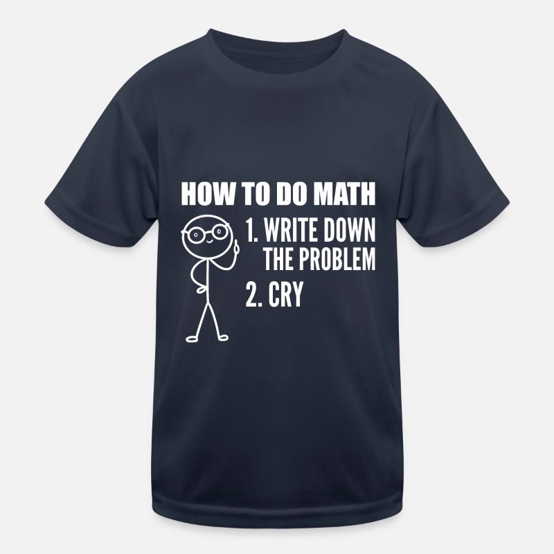 Lustiger Mathe-Mathematiker Mathematiklehrer Kinder Funktions-T-Shirt