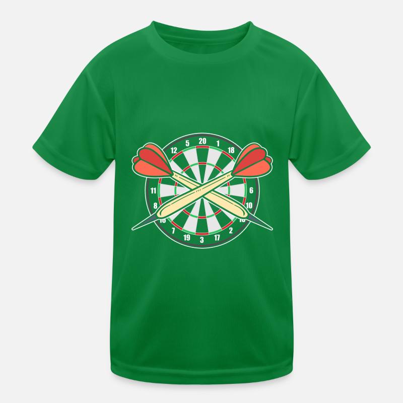 Dartscheibe Dart -Enthusiast Kinder Funktions-T-Shirt