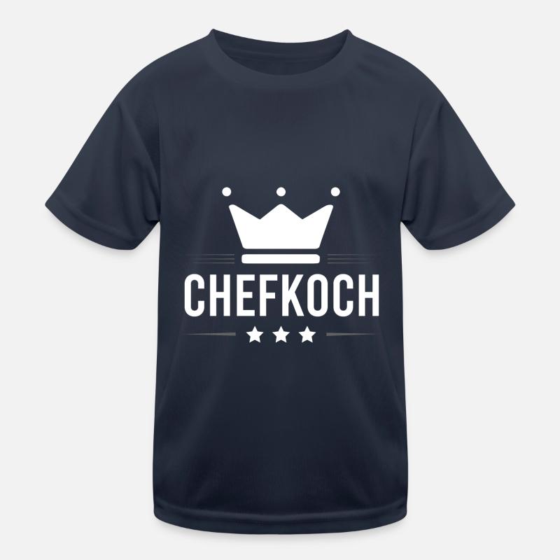 Chefkoch Kochen Kinder Funktions-T-Shirt