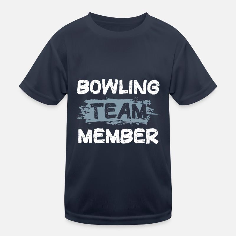 Bowling Team Kinder Funktions-T-Shirt