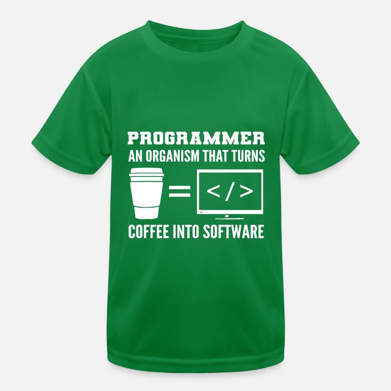 Software Programmierer Technikmensche Kinder Funktions-T-Shirt