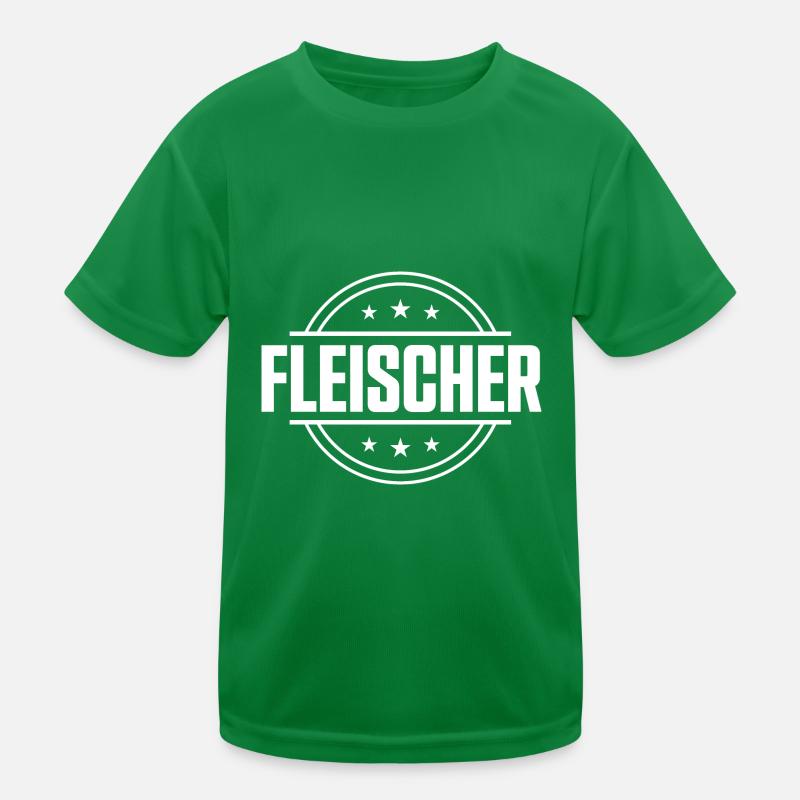 Fleischer Beruf Kinder Funktions-T-Shirt