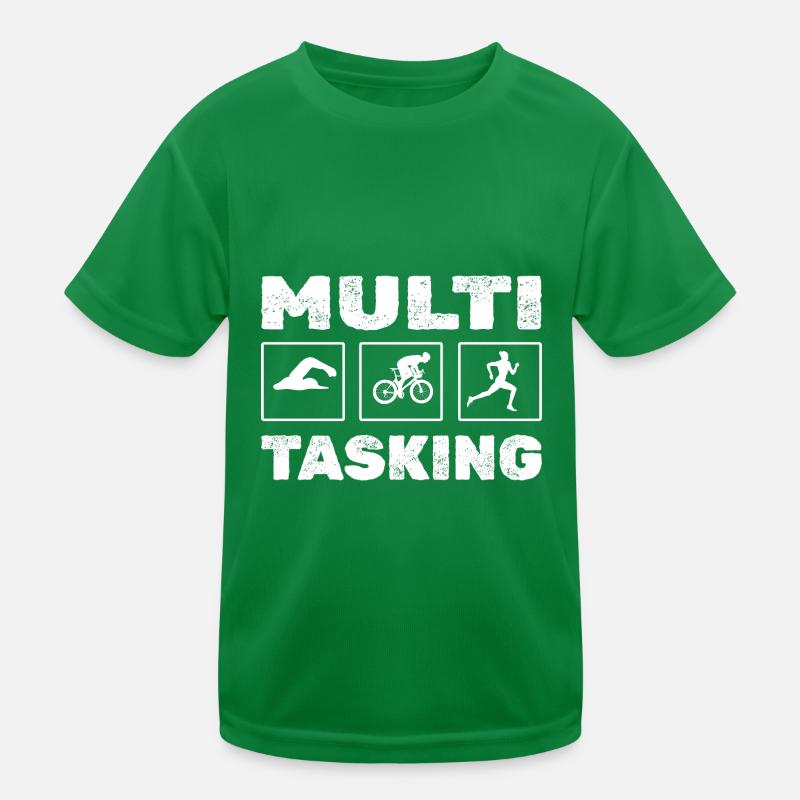 Multitasking Athletes Kids Functional T-Shirt