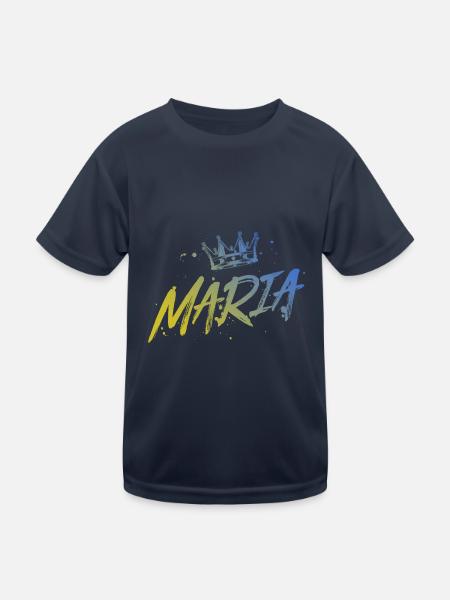 Maria - Kids Functional T-Shirt - navy - Front