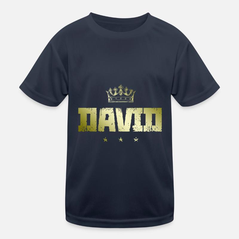 David Kinder Funktions-T-Shirt