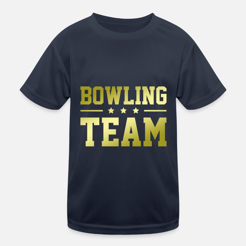 Bowling Team Kinder Funktions-T-Shirt