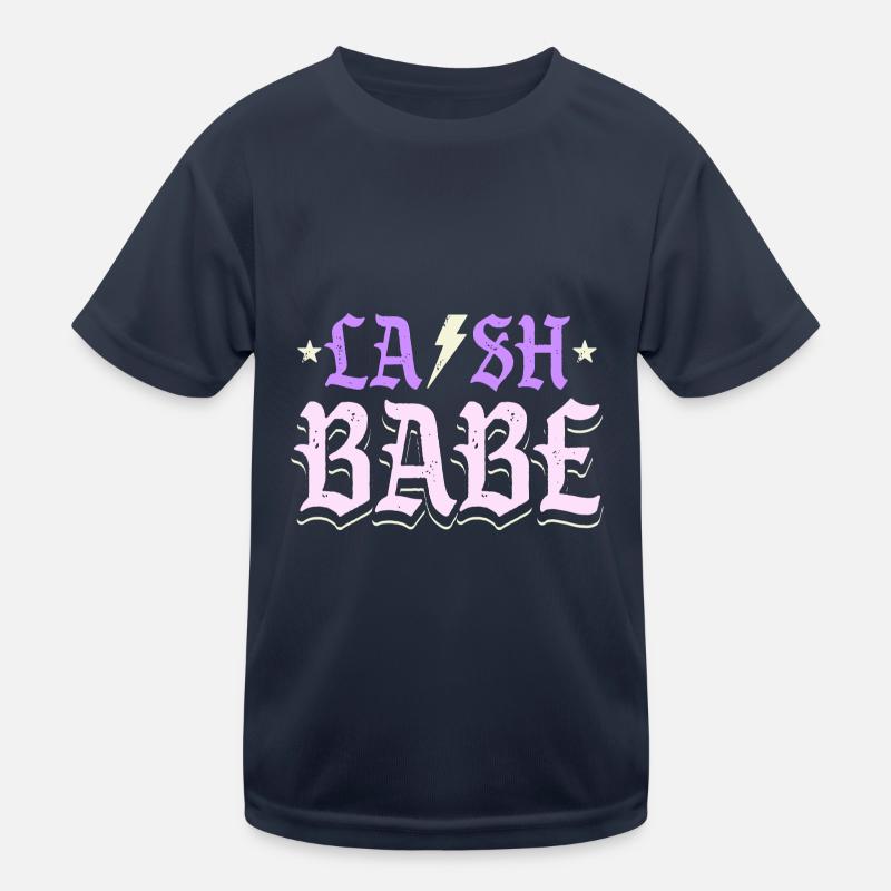 Wimpern-Babe Kinder Funktions-T-Shirt