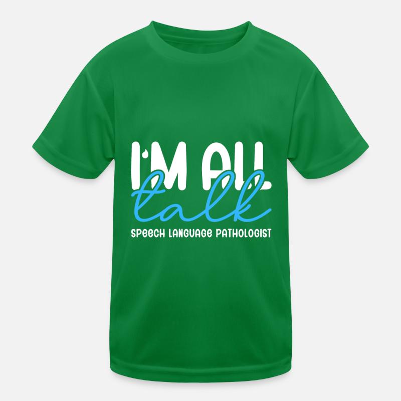 Ich bin nur am Reden Kinder Funktions-T-Shirt