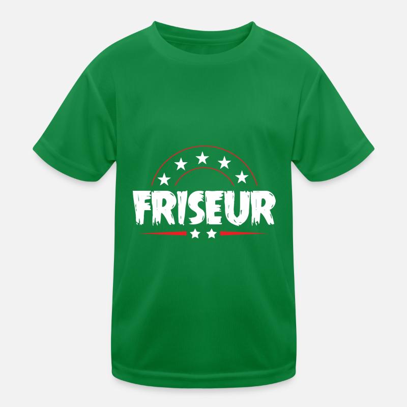 Friseur Beruf Kinder Funktions-T-Shirt