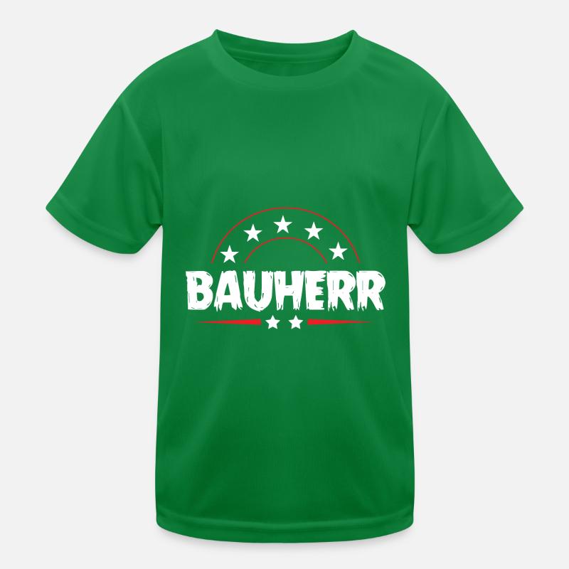 Builder Haus Bau Kids Functional T-Shirt