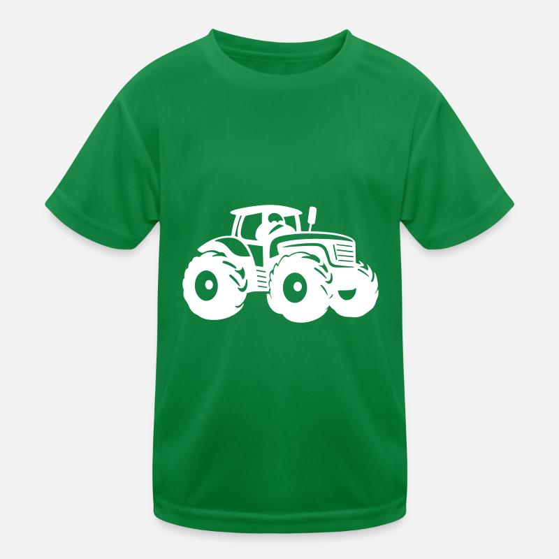 Tractor Farmer Farmer Kids Functional T-Shirt