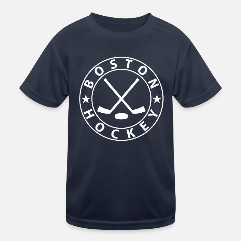Boston Eishockey Kinder Funktions-T-Shirt