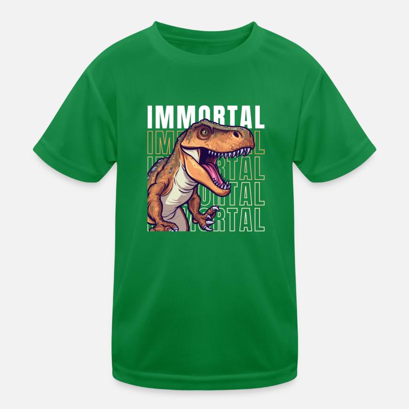 Immortal T-Rex Kids Functional T-Shirt