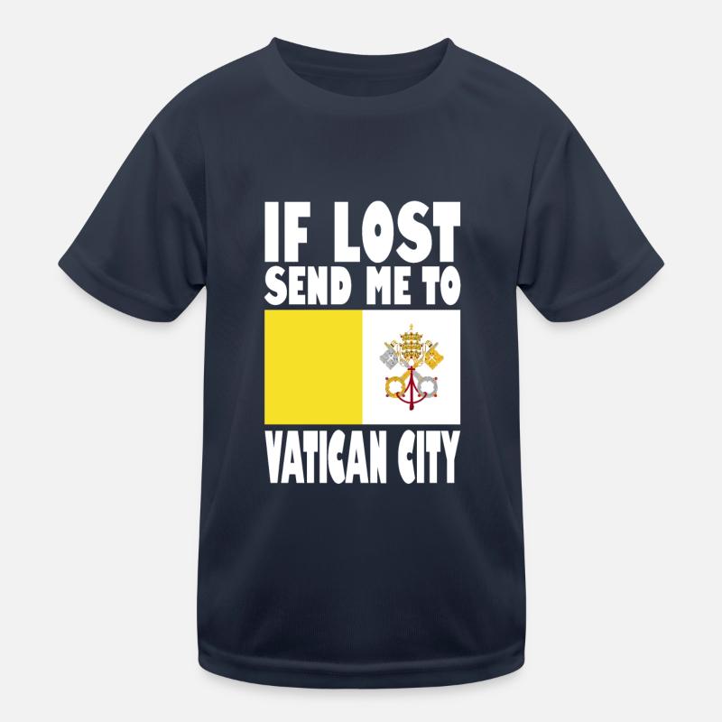 Drapeau de la Cité du Vatican T-shirt sport Enfant