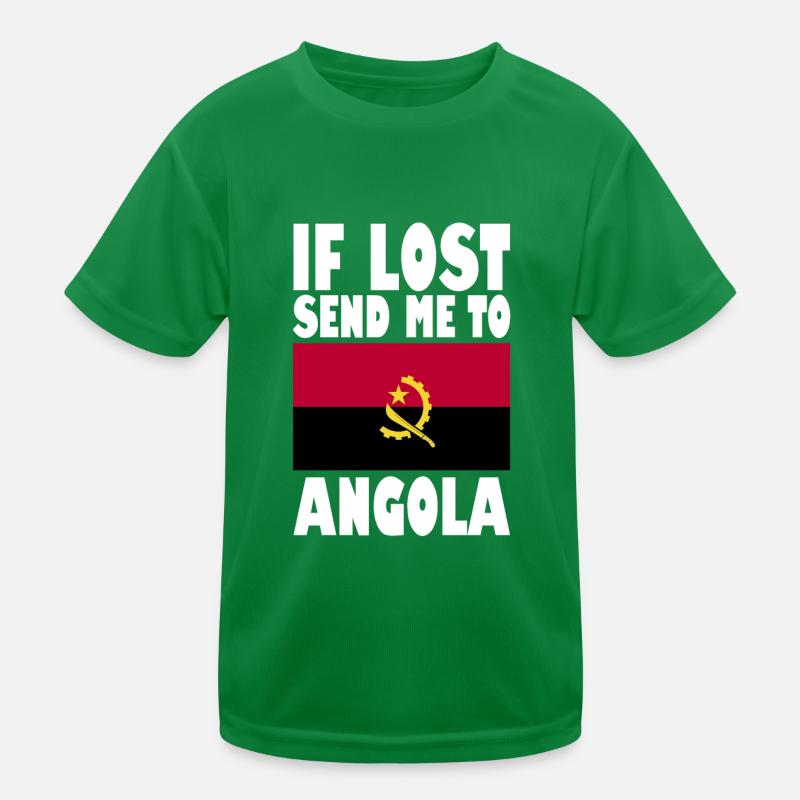 Drapeau de l’Angola T-shirt sport Enfant