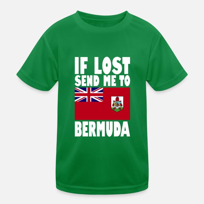 Drapeau des Bermudes T-shirt sport Enfant