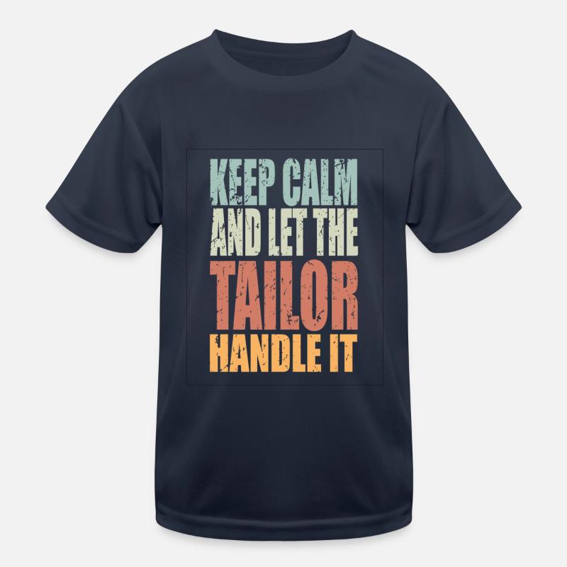 Keep Calm Schneider Spruch Schneider Geschenk Kinder Funktions-T-Shirt